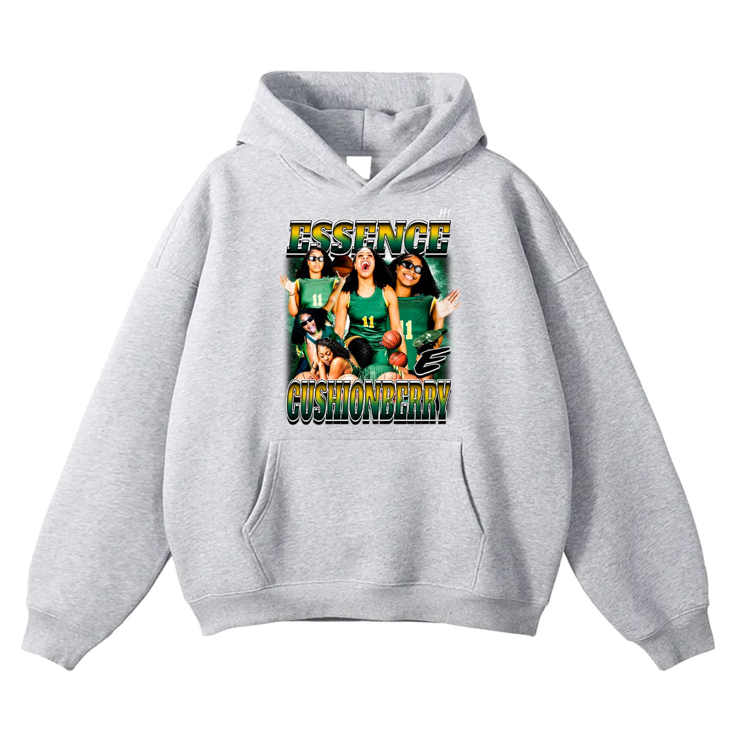 Essence Cushionberry Oversize Fleeced Hoodie