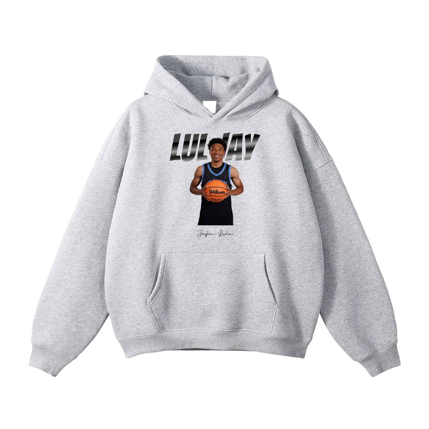 Jaylin Leslie Oversize Fleeced Hoodie