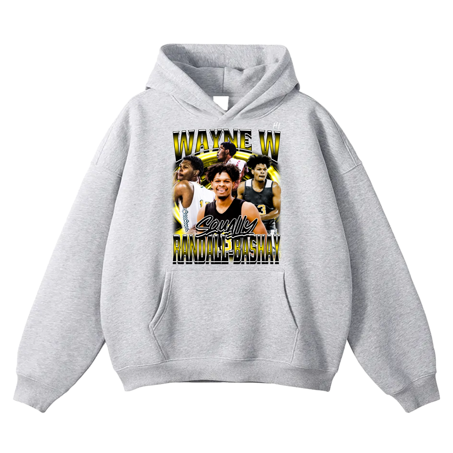 Wayne W Randall-Bashay Oversize Fleeced Hoodie