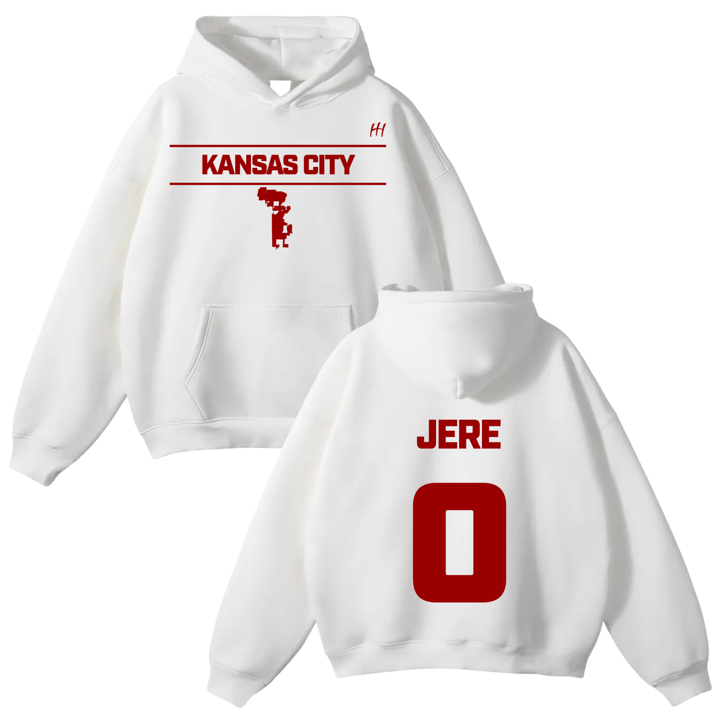 Jeremiah Kelley Oversize Fleeced Hoodie