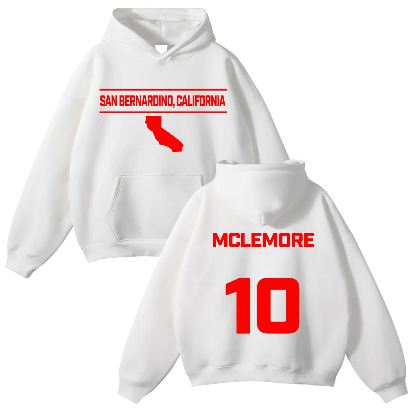 Emmanuel Mclemore Oversize Fleeced Hoodie