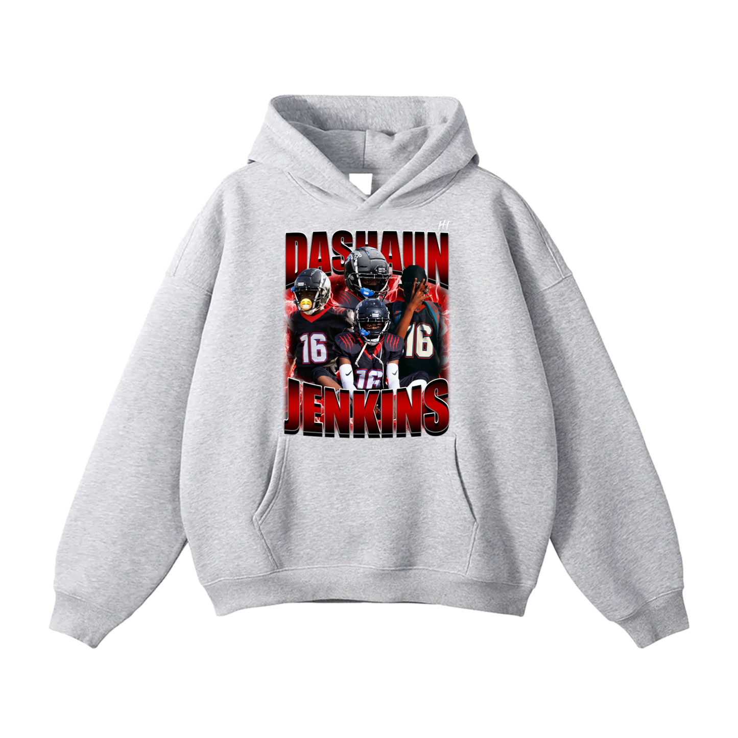 Dashaun Jenkins Oversize Fleeced Hoodie