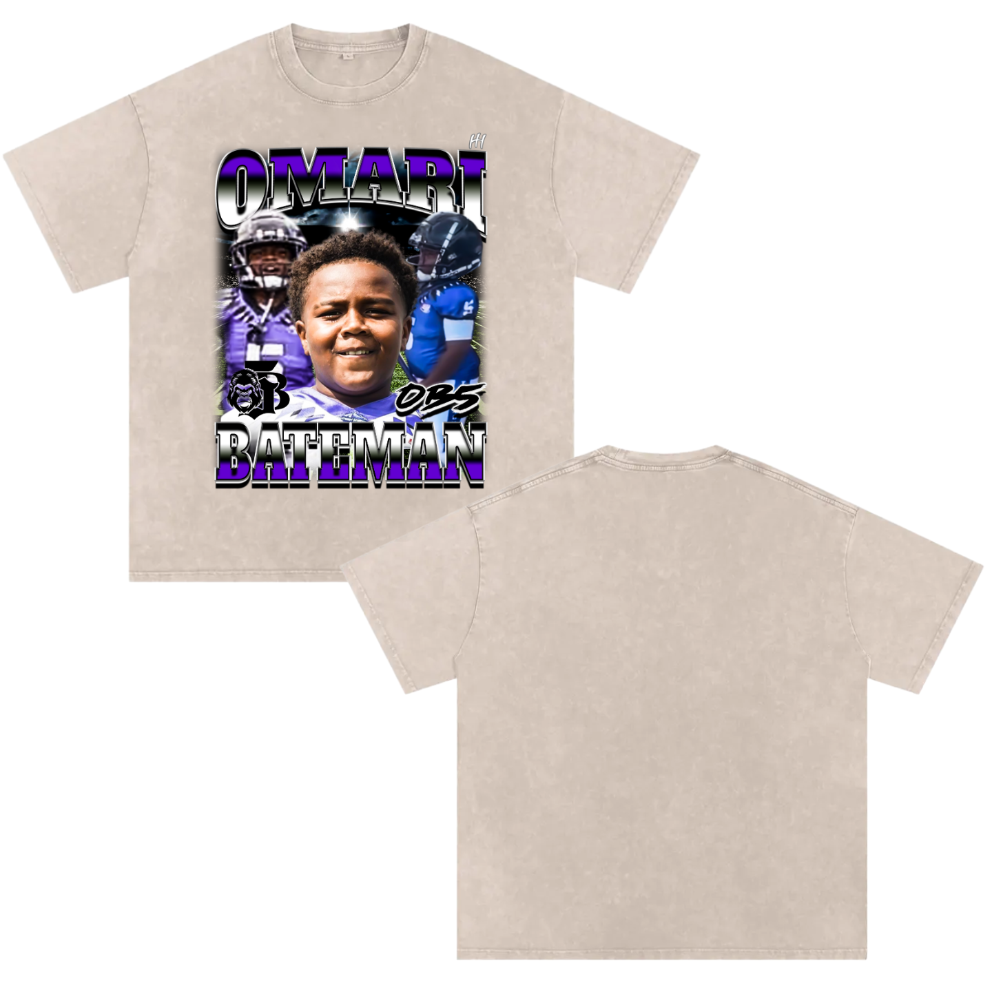 Omari Bateman Heavyweight Oversized T-shirt
