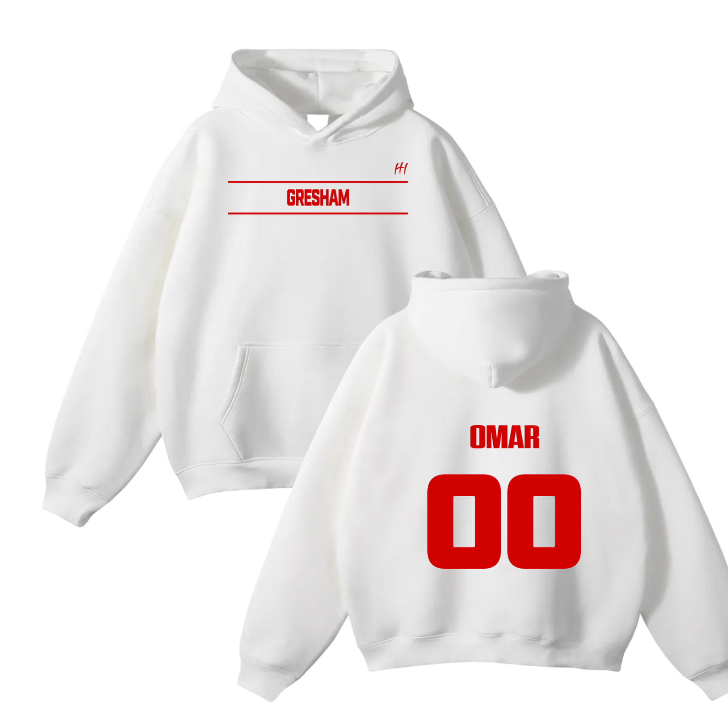 Omar Alghazawi Oversize Fleeced Hoodie