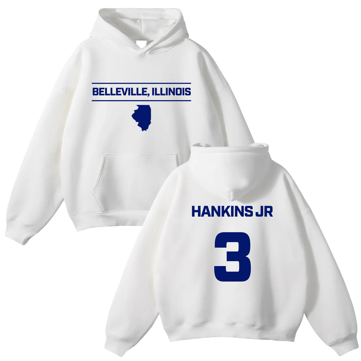 Nick Hankins Jr Oversize Fleeced Hoodie