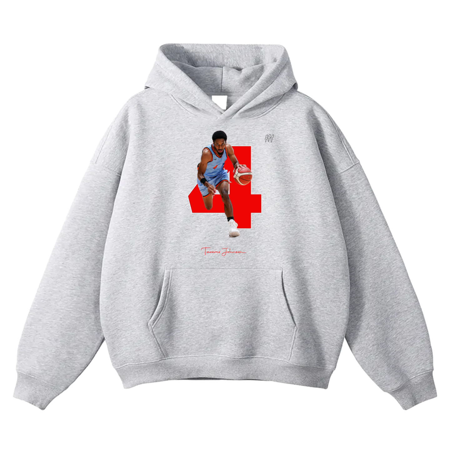 Tavares Johnson Oversize Fleeced Hoodie