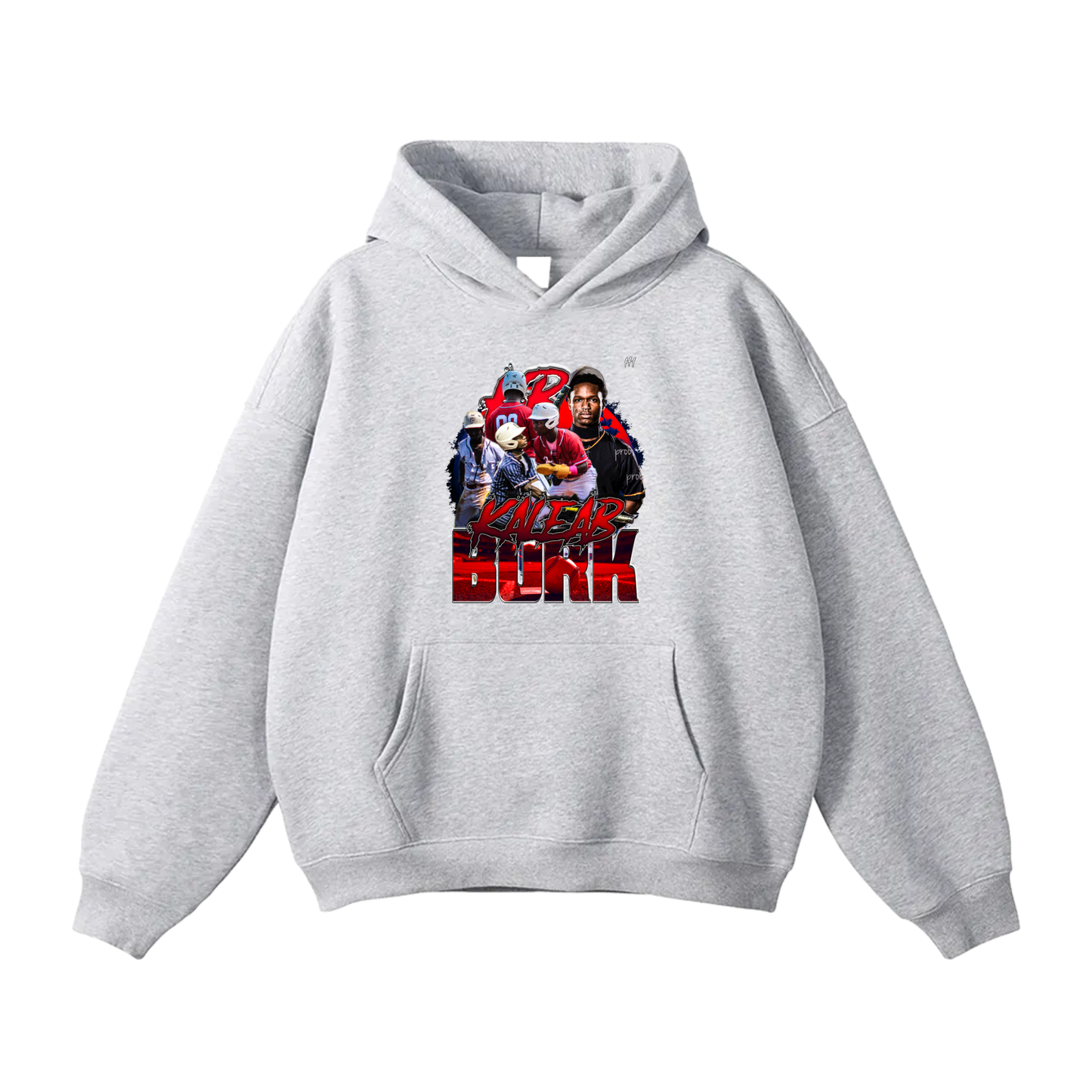 Kaleab Burk Oversize Fleeced Hoodie