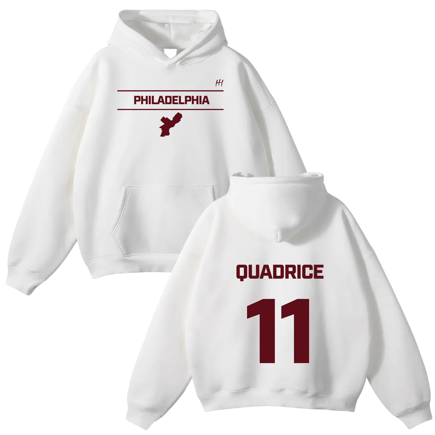 Quadrice Quarles Oversize Fleeced Hoodie