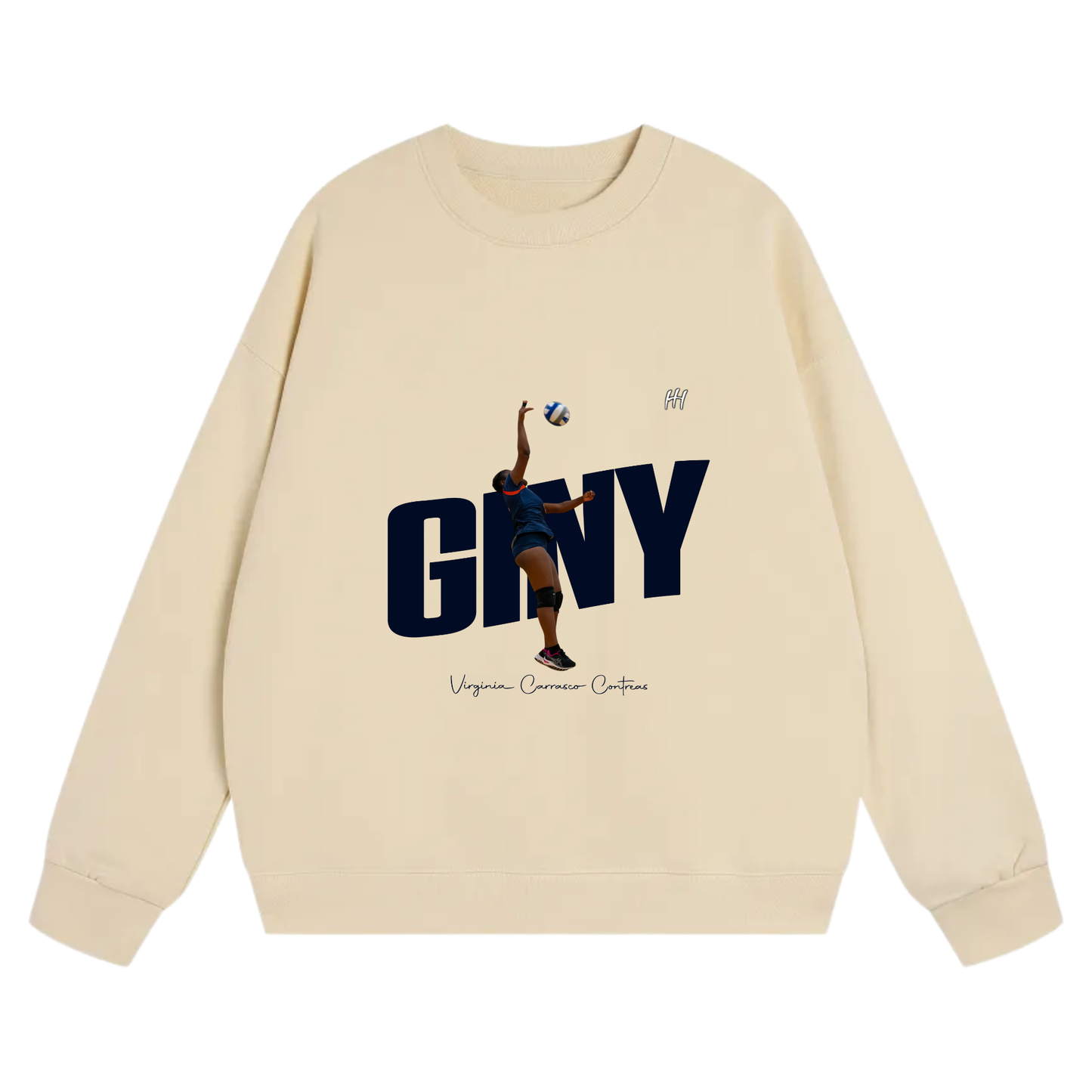 Virginia Carrasco Contreras Heavyweight Crewneck Sweatshirt