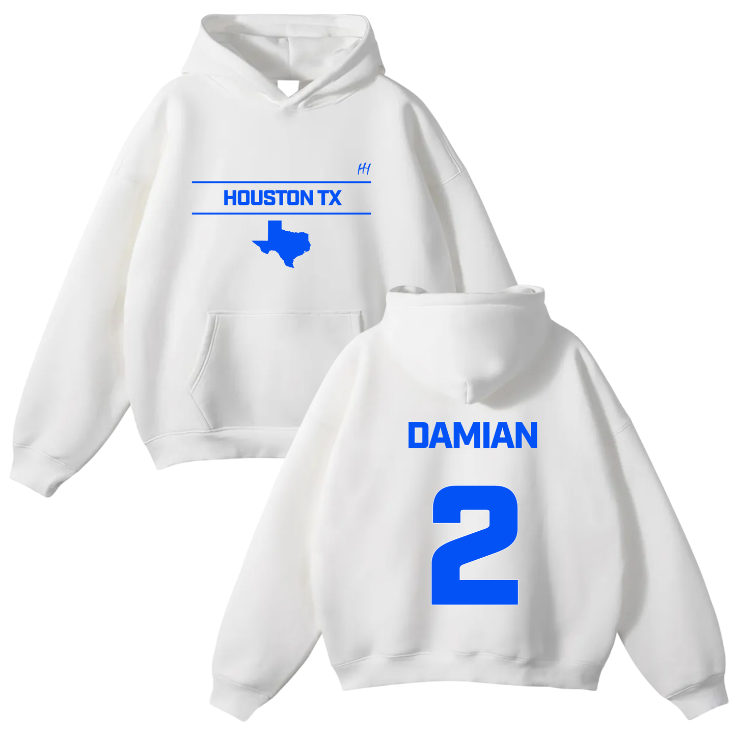 Damian Watson Oversize Fleeced Hoodie