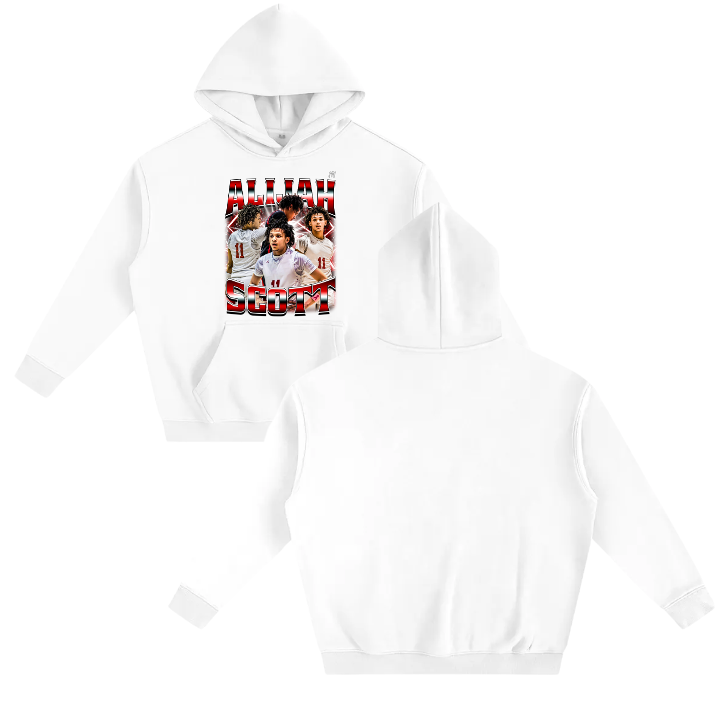Alijah Scott Oversize Fleeced Hoodie