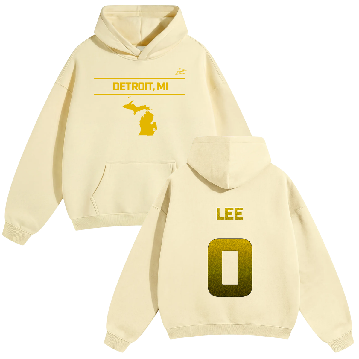 Joseph Lee Oversize Fleeced Hoodie