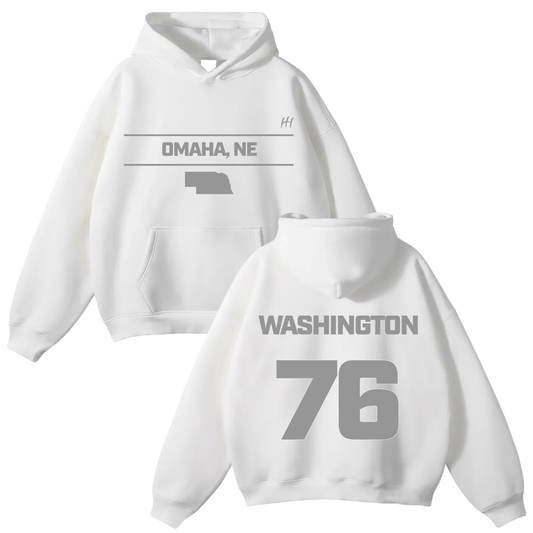 Kelvin Washington Oversize Fleeced Hoodie