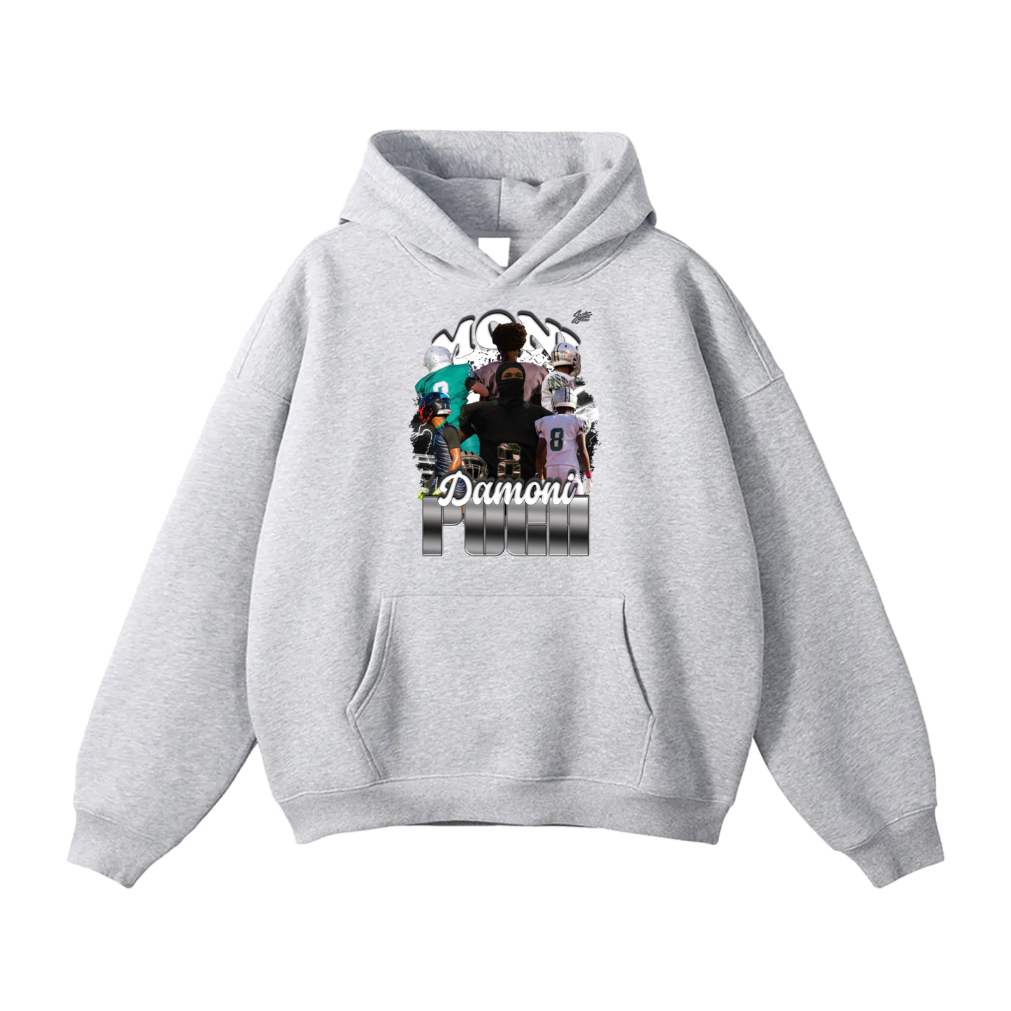 Damoni Pugh Oversize Fleeced Hoodie