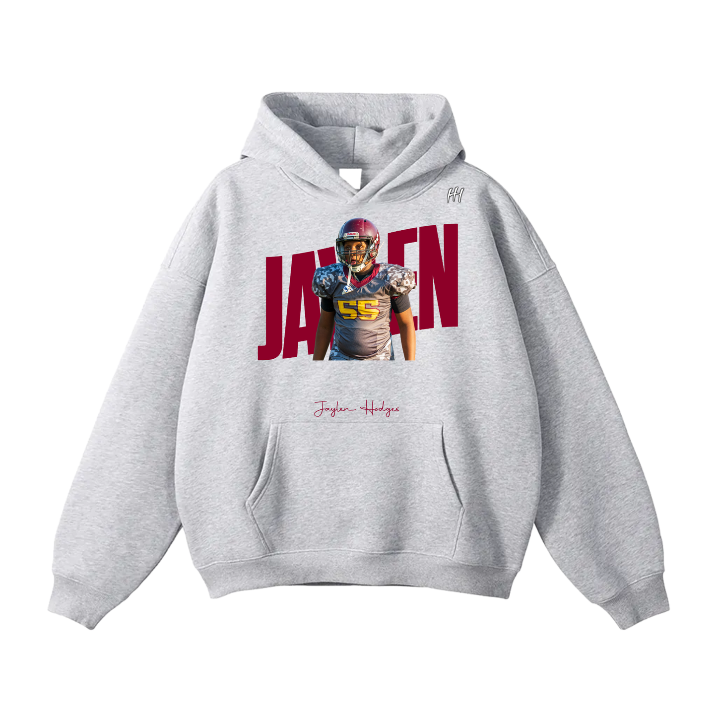 Jaylen Hodges Oversize Fleeced Hoodie