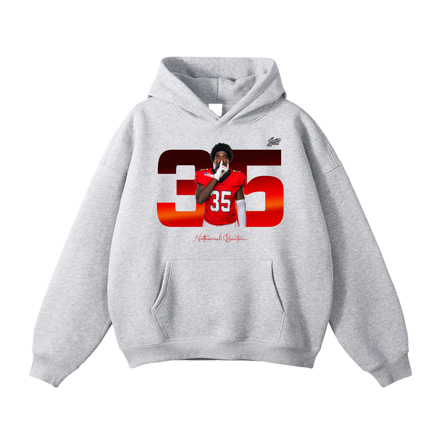 Nathaniel Banton Oversize Fleeced Hoodie