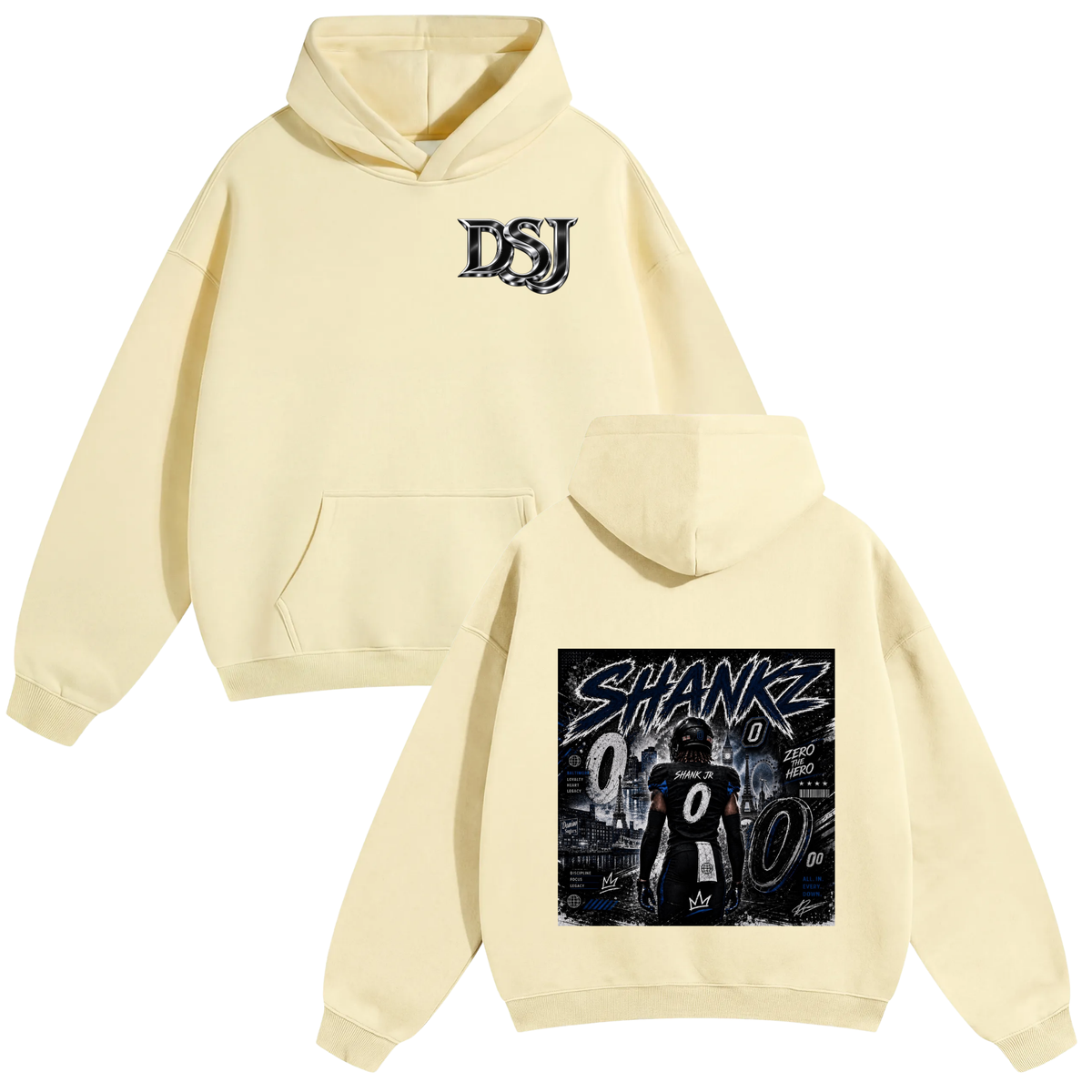 Darric Shank Oversize Fleeced Hoodie