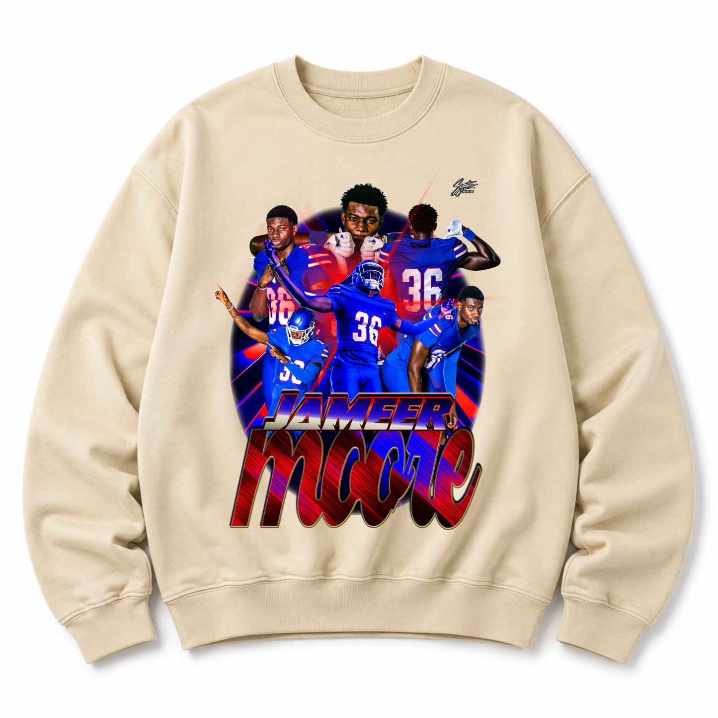 Jameer Moore Crewneck Sweatshirt