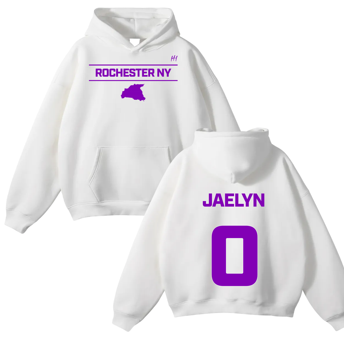 Jaelyn Giles Oversize Fleeced Hoodie