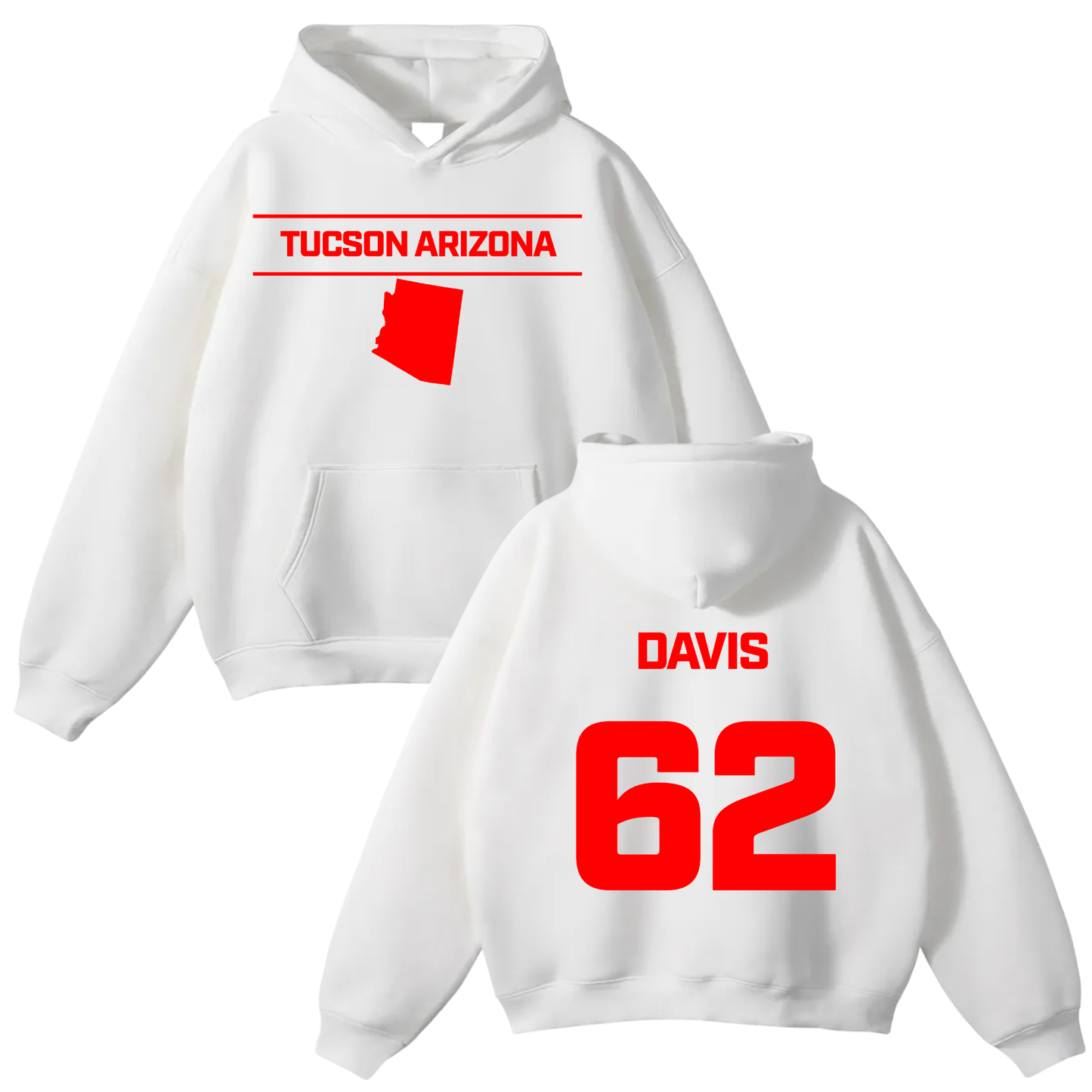 Turmaine Davis Oversize Fleeced Hoodie