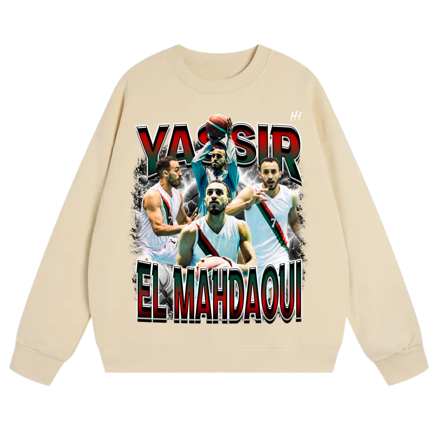 El mahdaoui Yassir Heavyweight Crewneck Sweatshirt