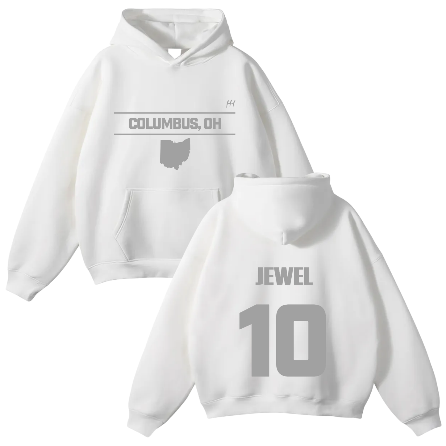 Jewel Watkins Oversize Fleeced Hoodie