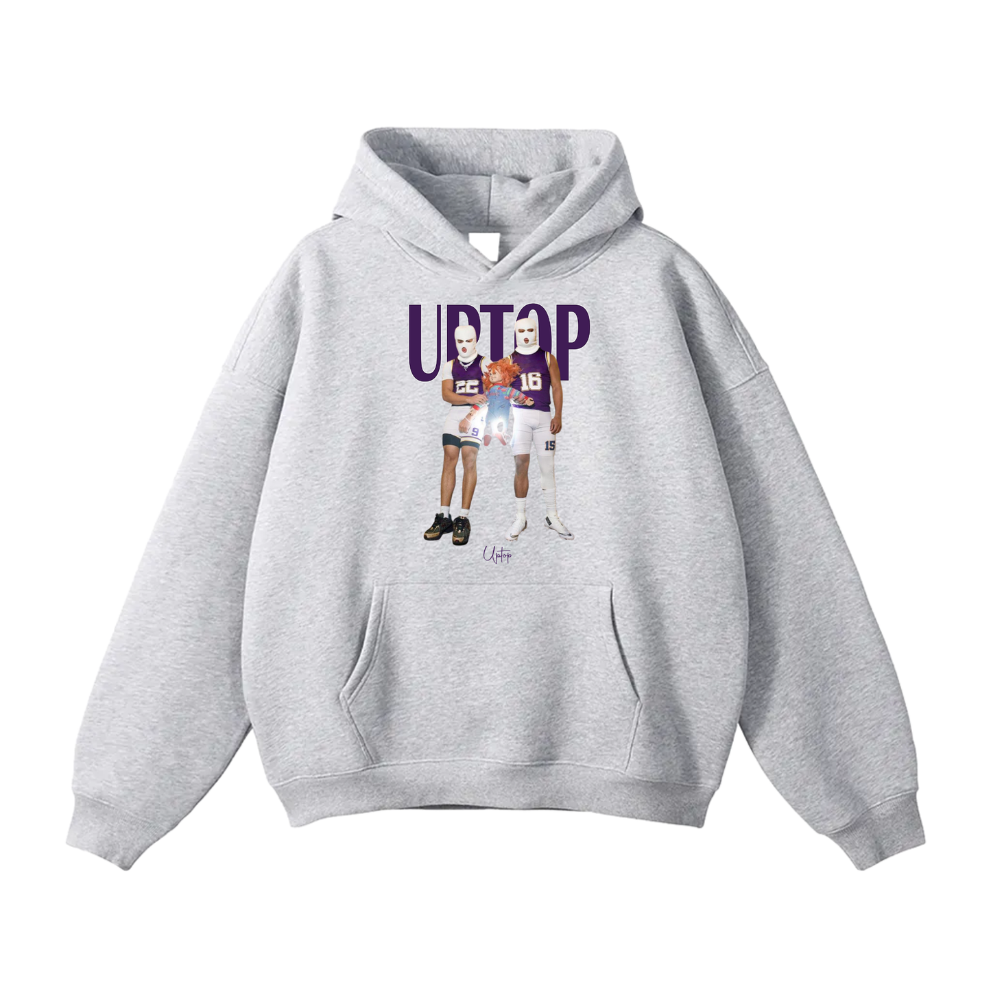 Team Uptop Oversize Fleeced Hoodie