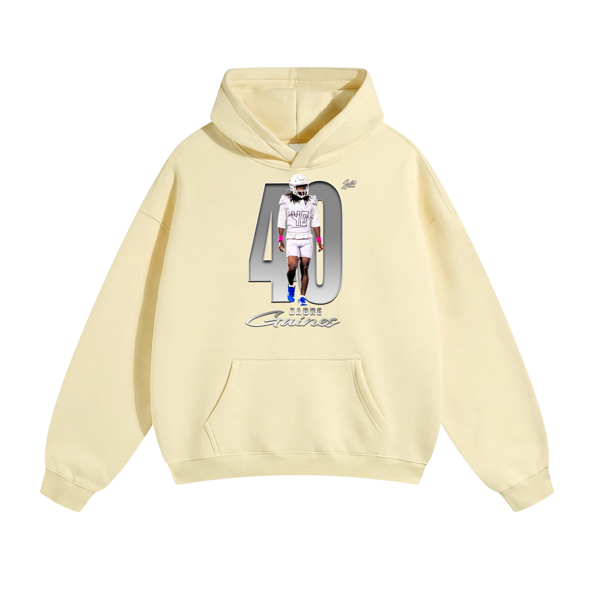 Jabre Gaines Oversize Fleeced Hoodie