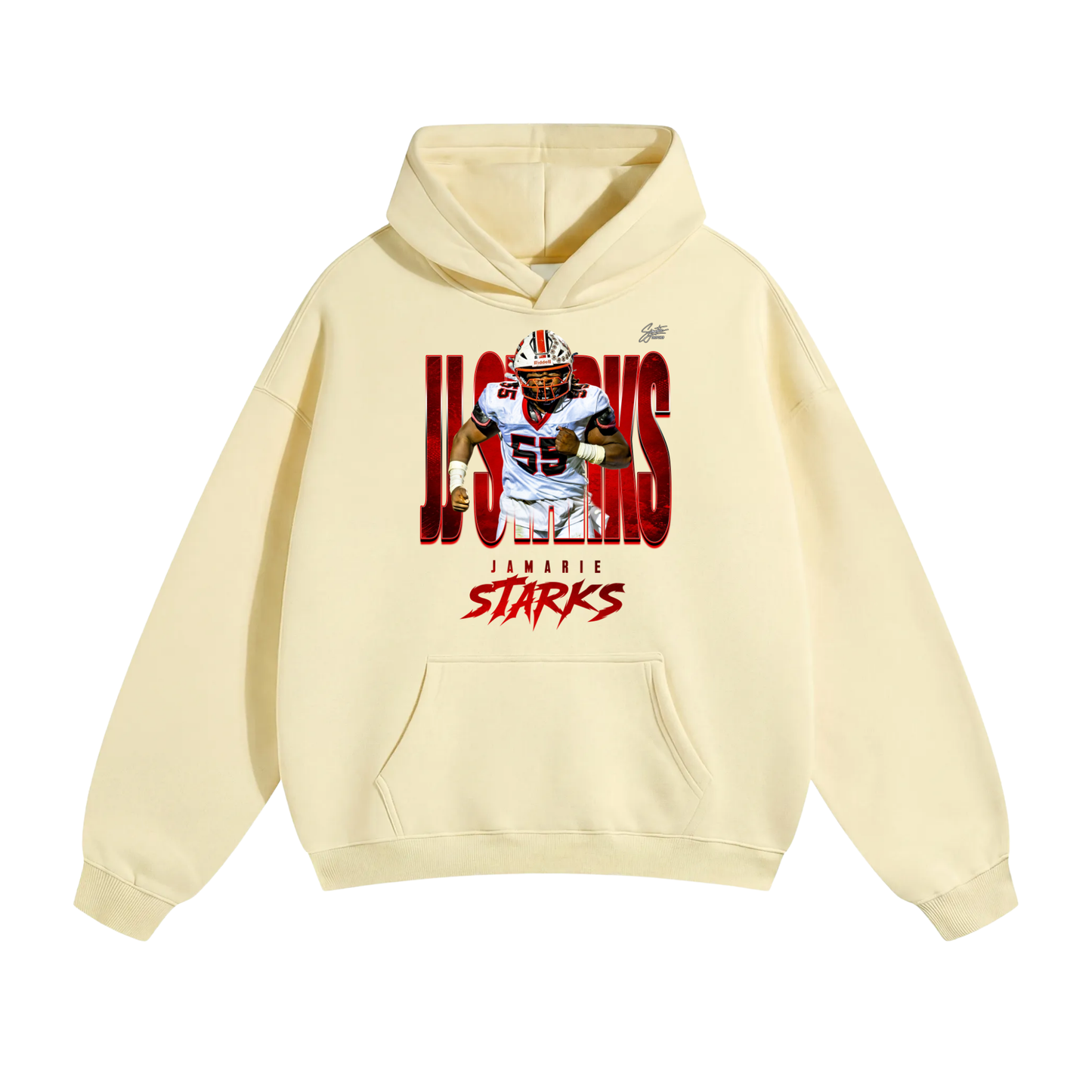 Jamarie “JJ” Starks Oversize Fleeced Hoodie