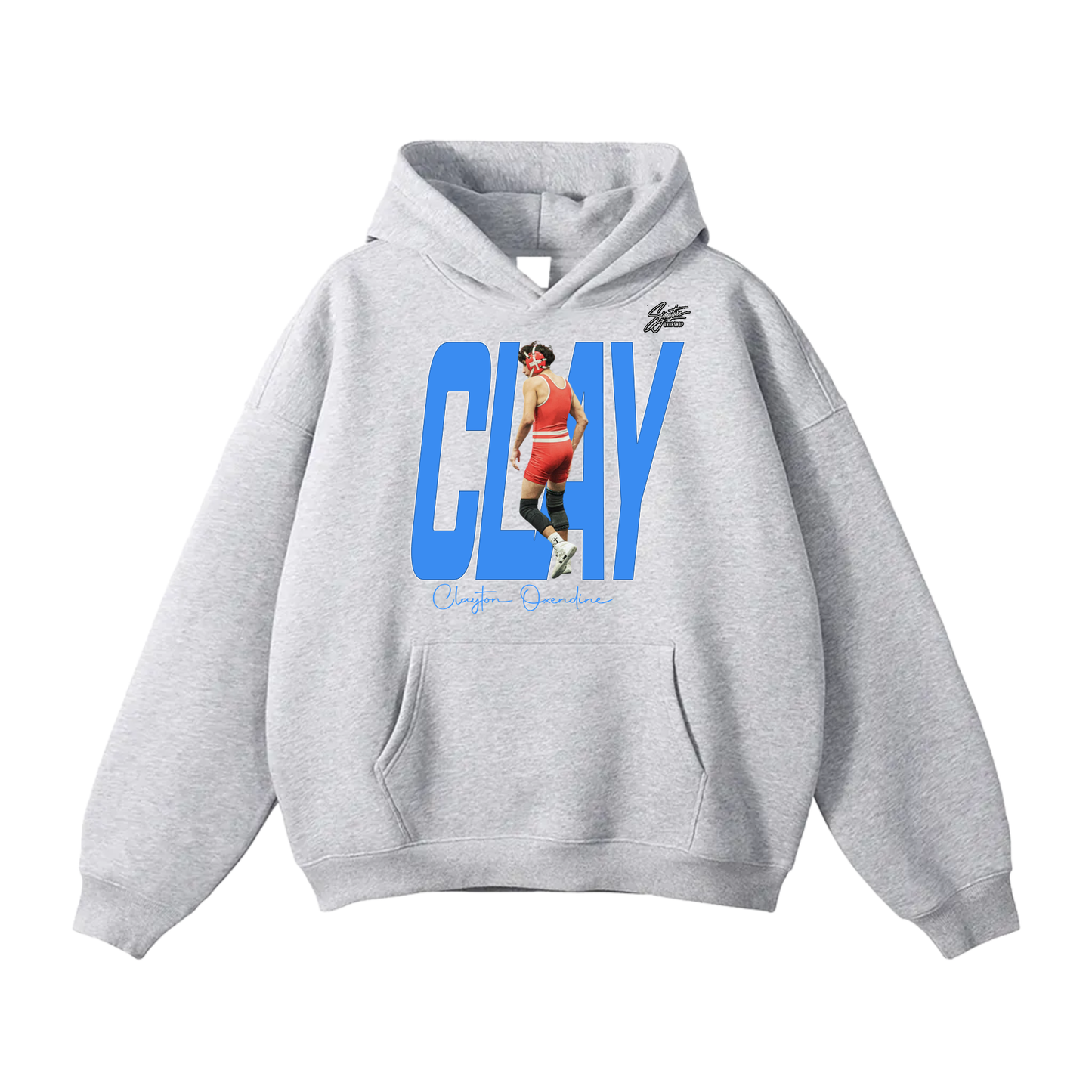 Clayton Oxendine Oversize Fleeced Hoodie