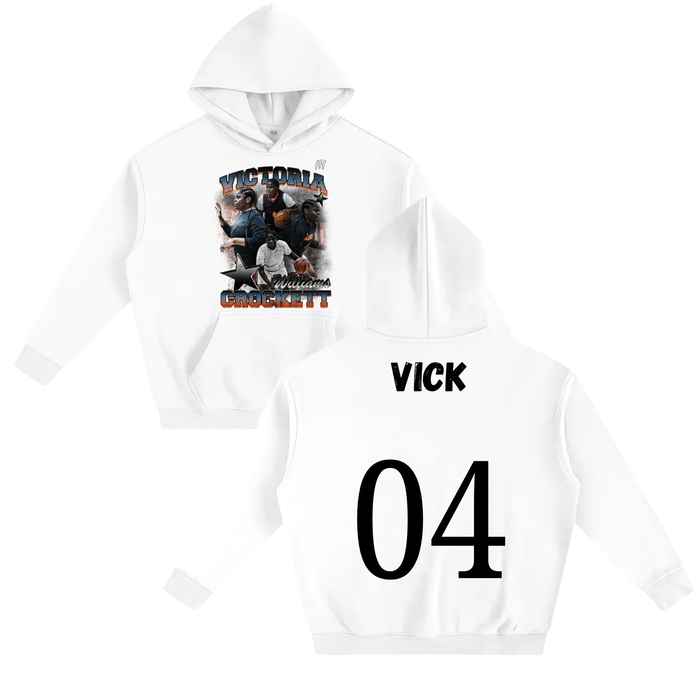Victoria William Crocket Oversize Fleeced Hoodie
