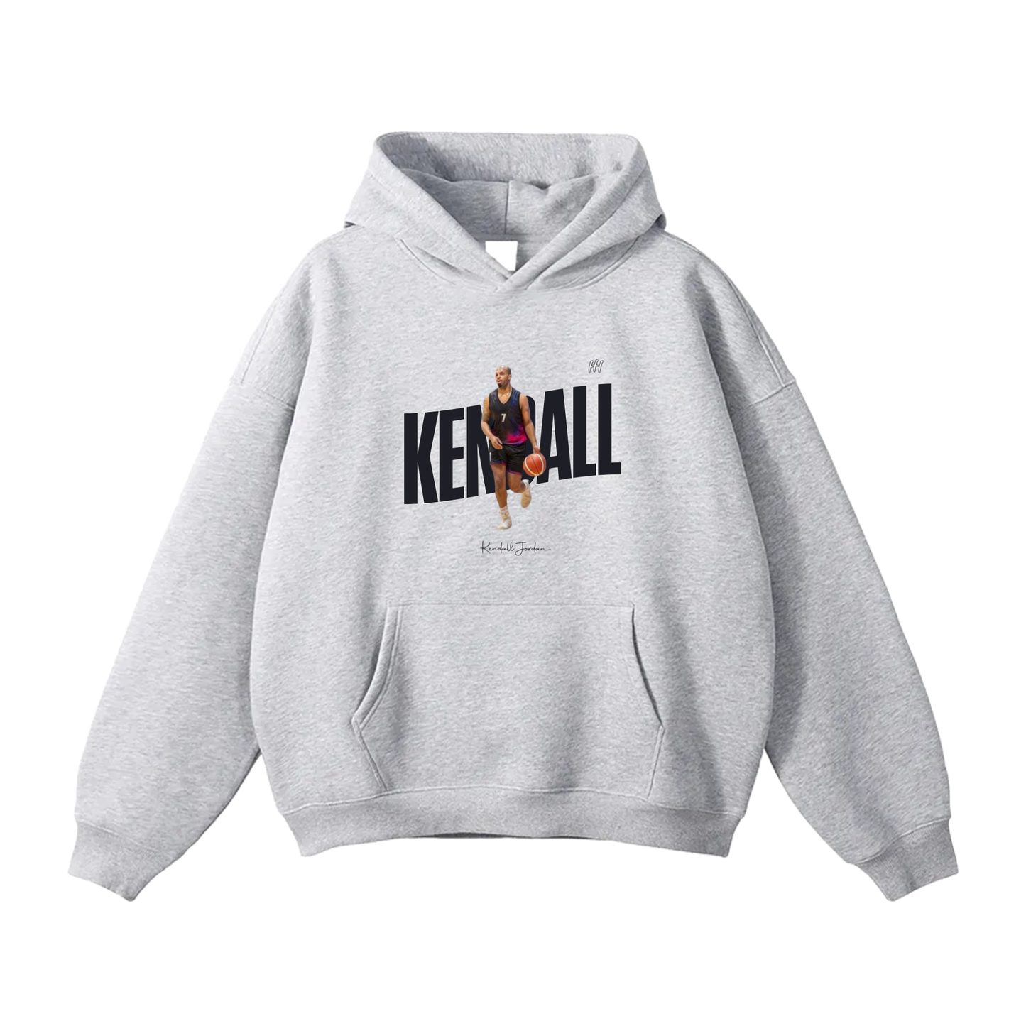 Kendall Jordan Oversize Fleeced Hoodie