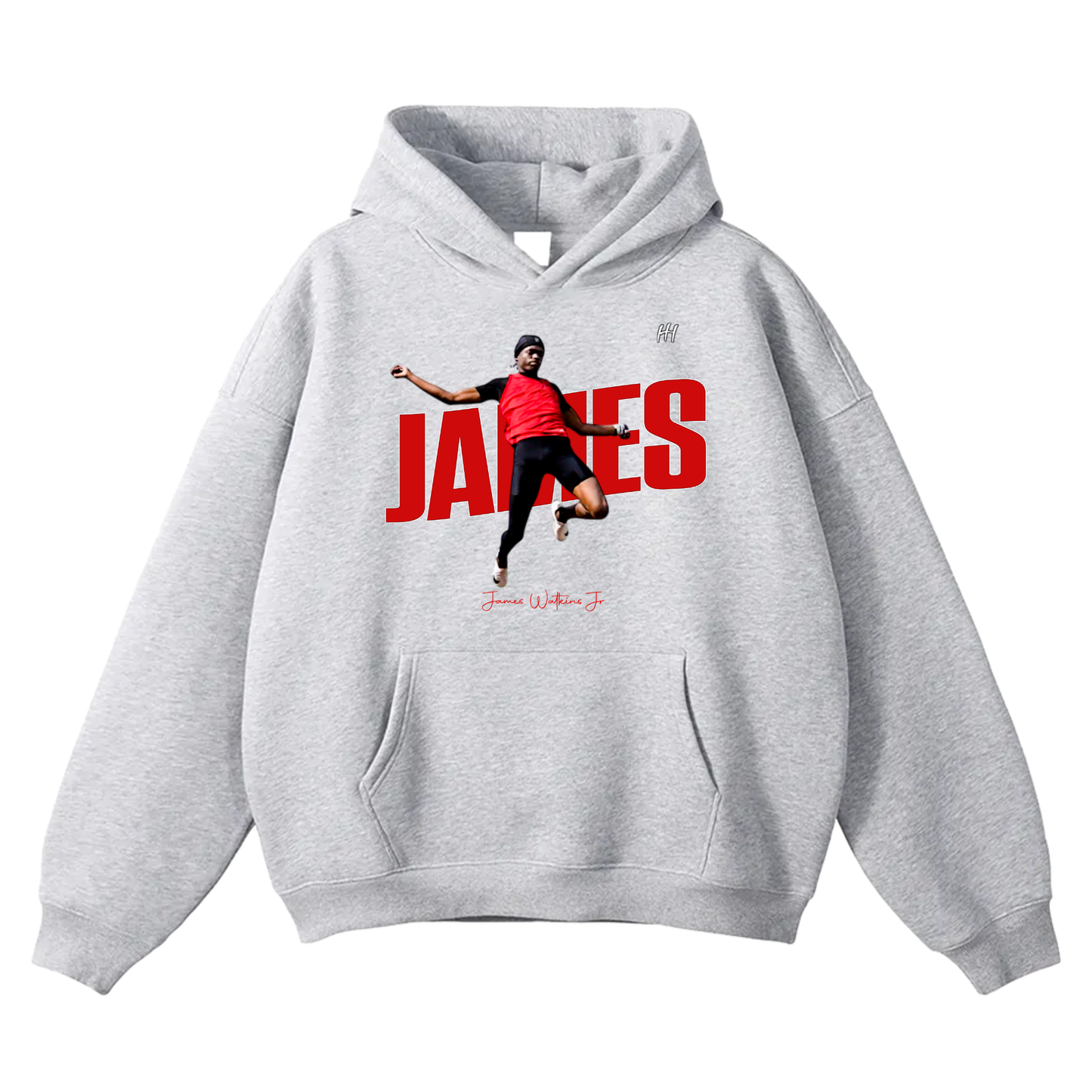 James Wakins Jr Oversize Fleeced Hoodie