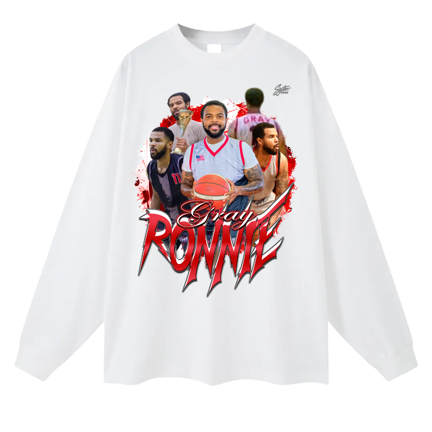Ronnie Gray Long Sleeve Tee