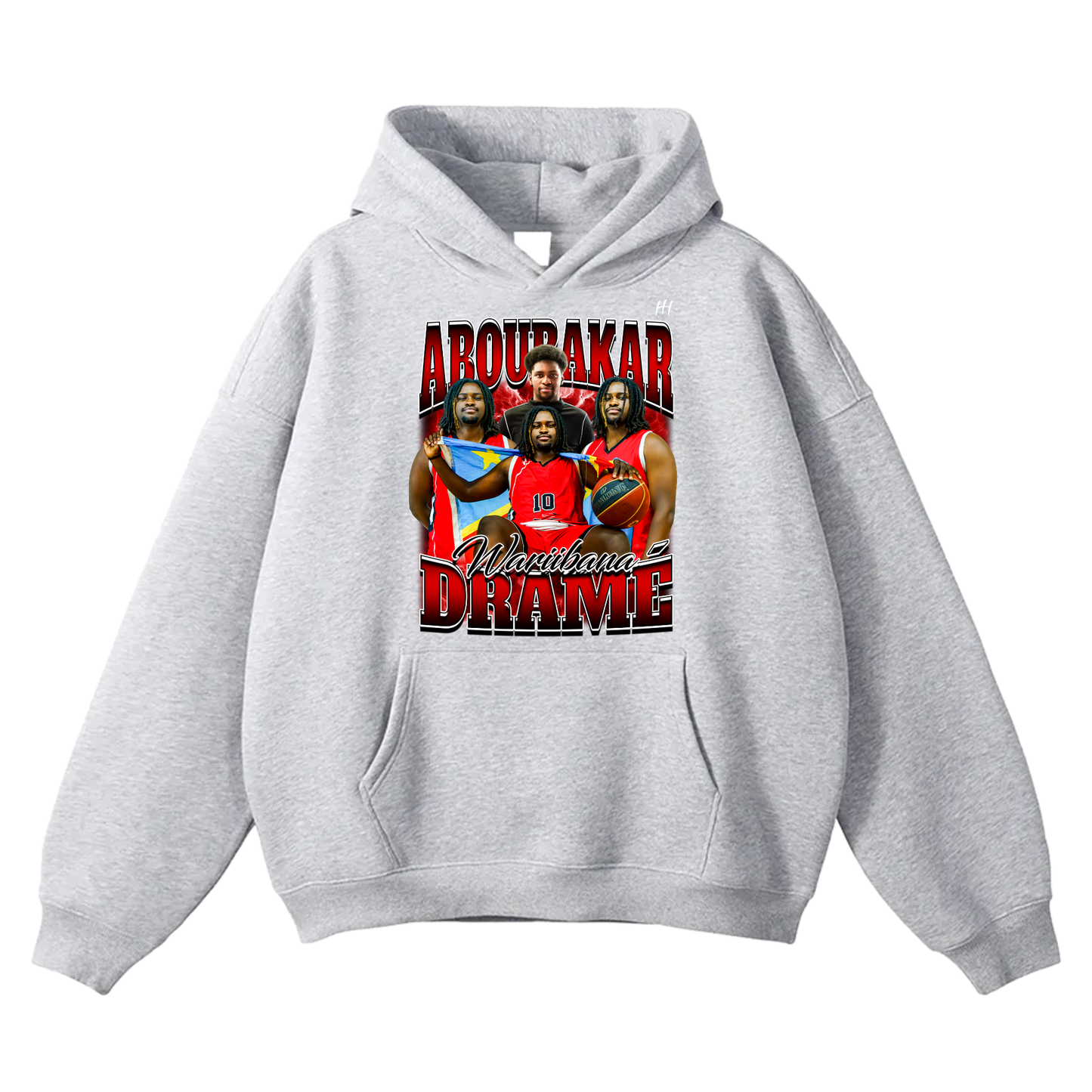 Aboubakar Dramé Oversize Fleeced Hoodie