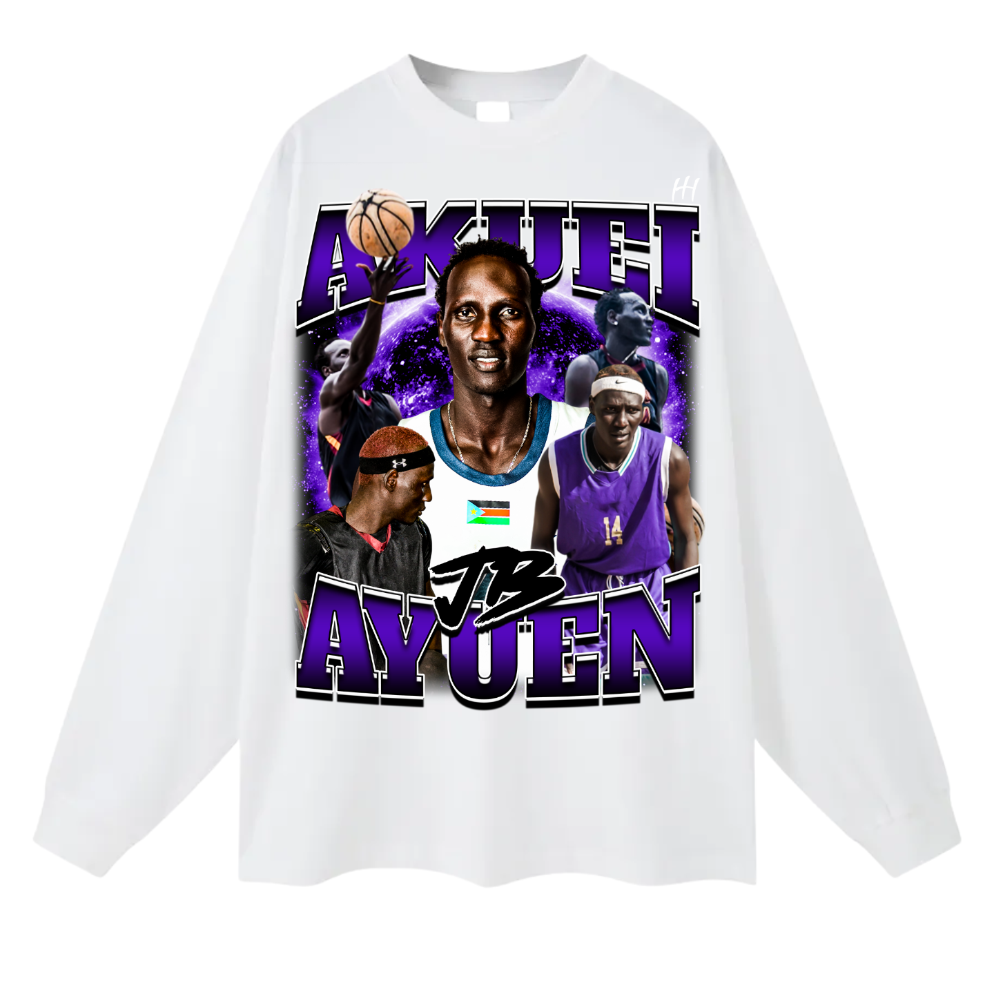Akuei James Ayuen Long Sleeve Tee