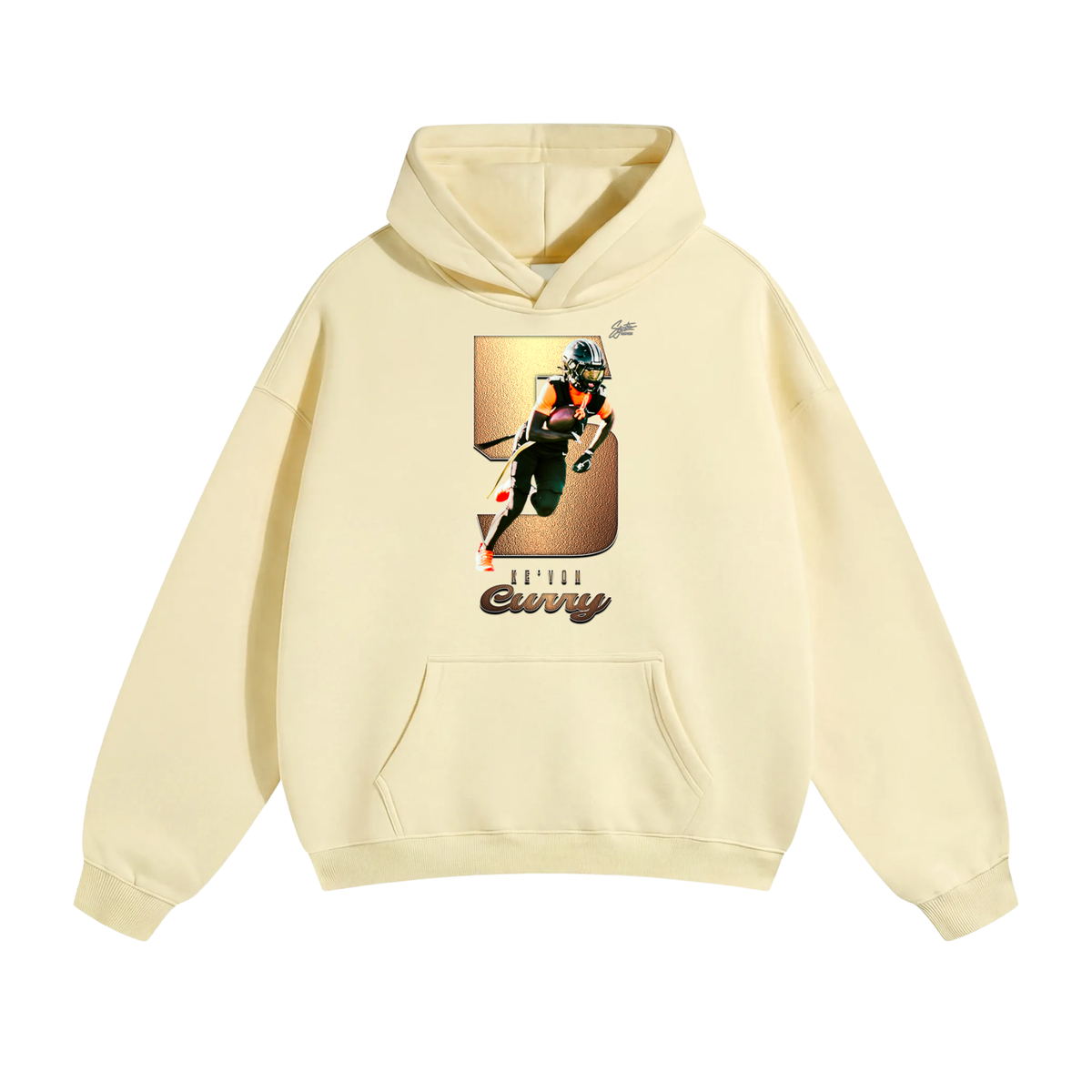 Ke’Von Curry Oversize Fleeced Hoodie