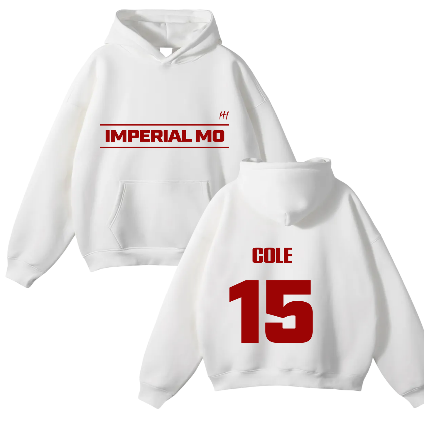Cole Ruble Oversize Fleeced Hoodie