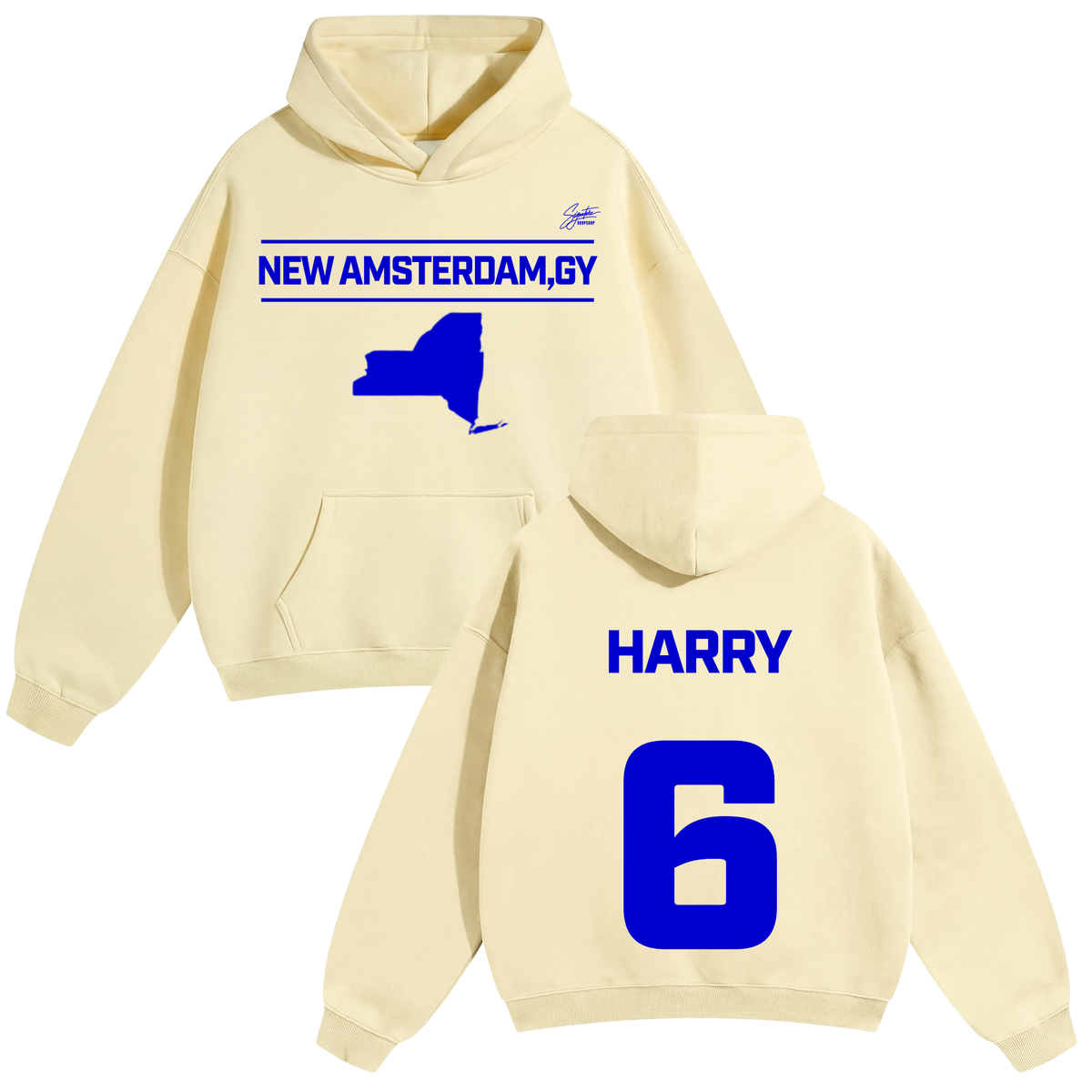 Omaley Harry Oversize Fleeced Hoodie