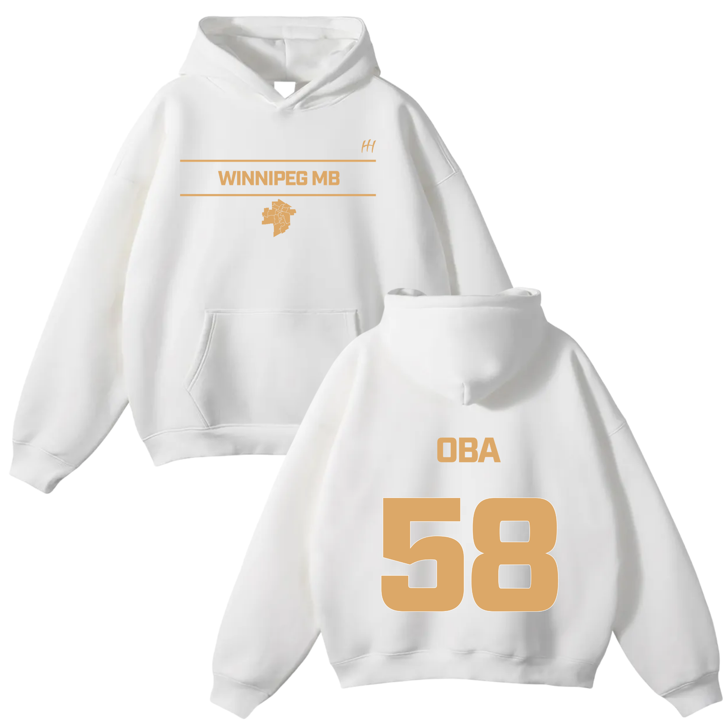 Oba Davies Oversize Fleeced Hoodie