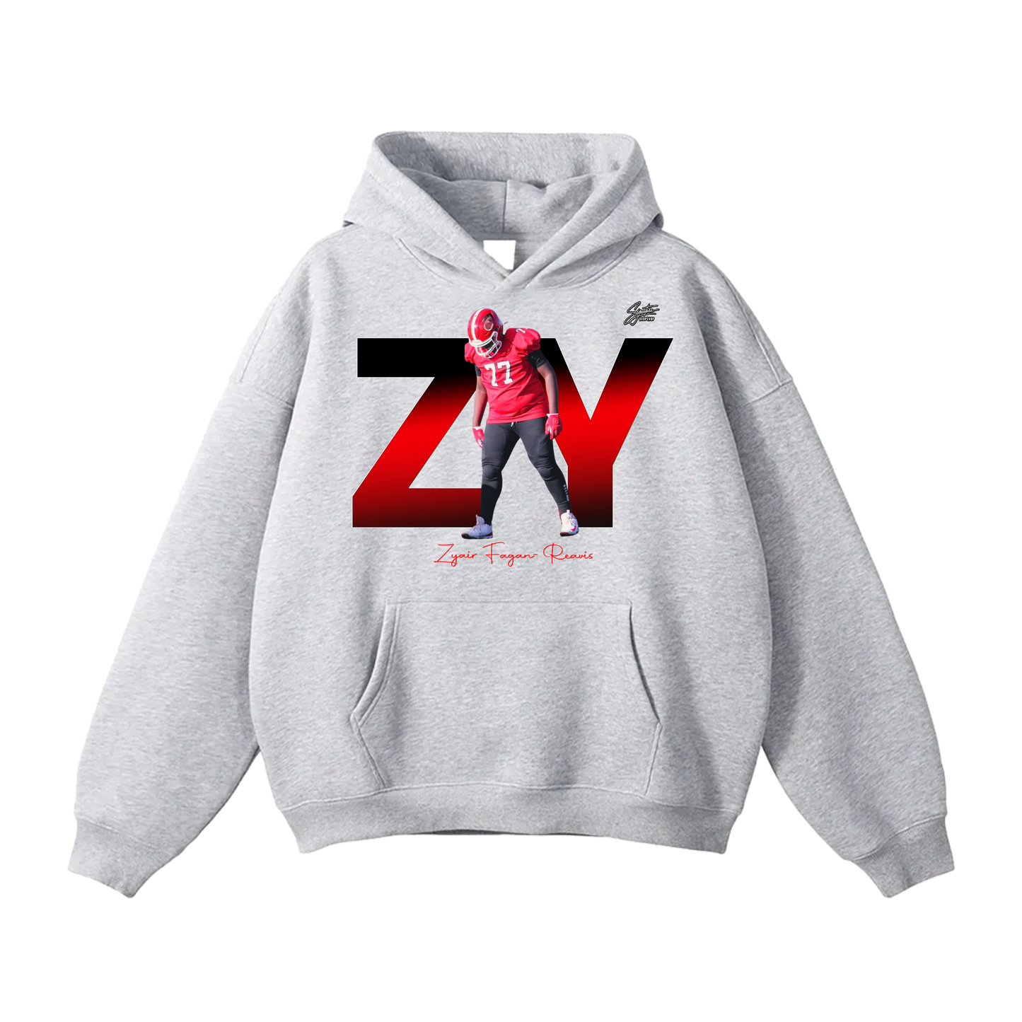 Zyair Fagan-Reavis Oversize Fleeced Hoodie