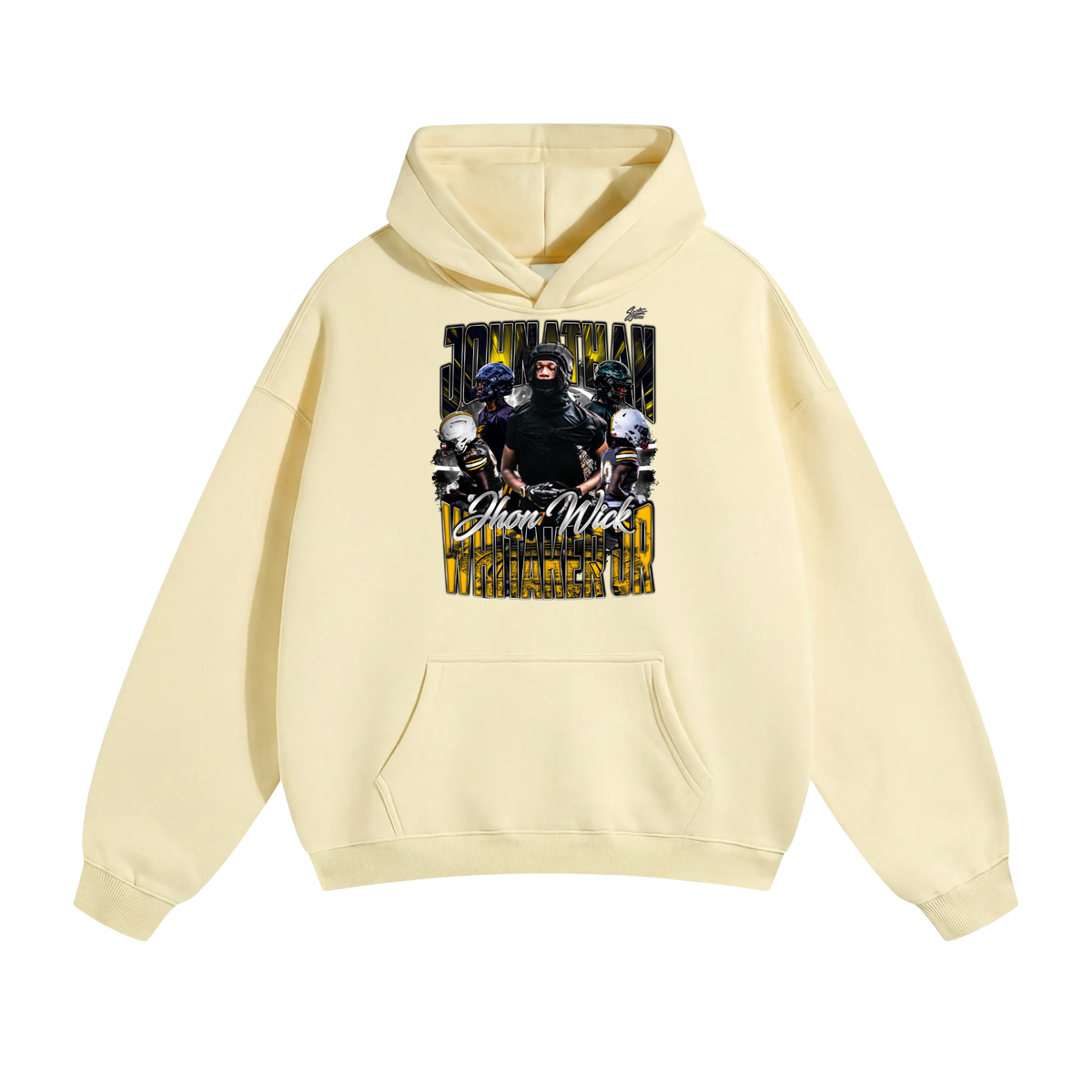 Johnathan Whitaker jr Oversize Fleeced Hoodie