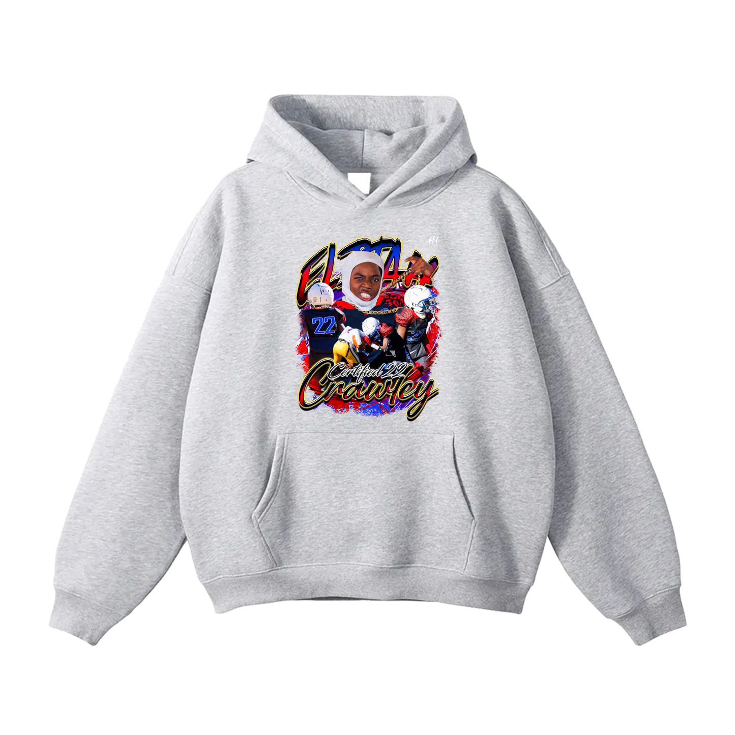 Elijah Crawley Oversize Fleeced Hoodie