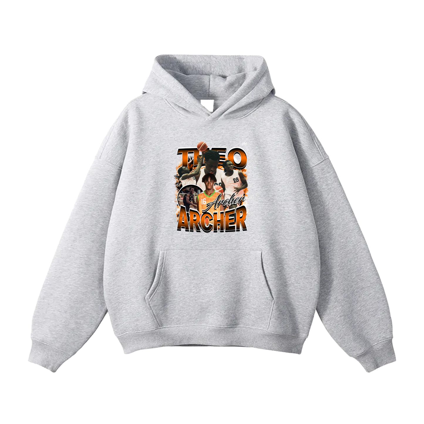 Theo Archer Oversize Fleeced Hoodie
