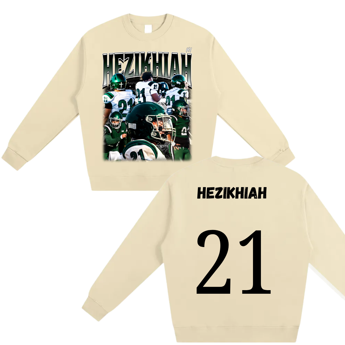 Hezikhiah  Heavyweight Crewneck Sweatshirt