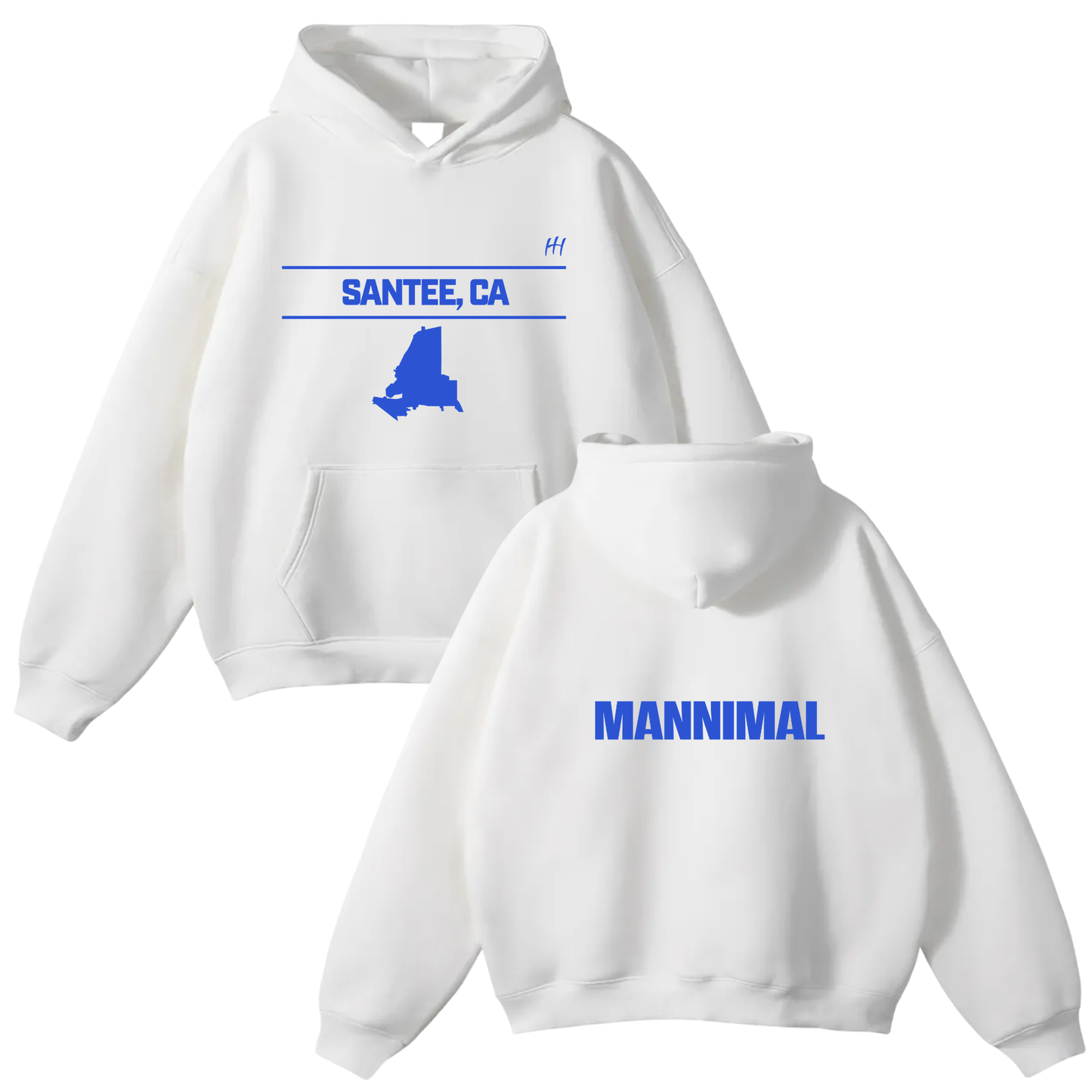 Logan Mann Oversize Fleeced Hoodie