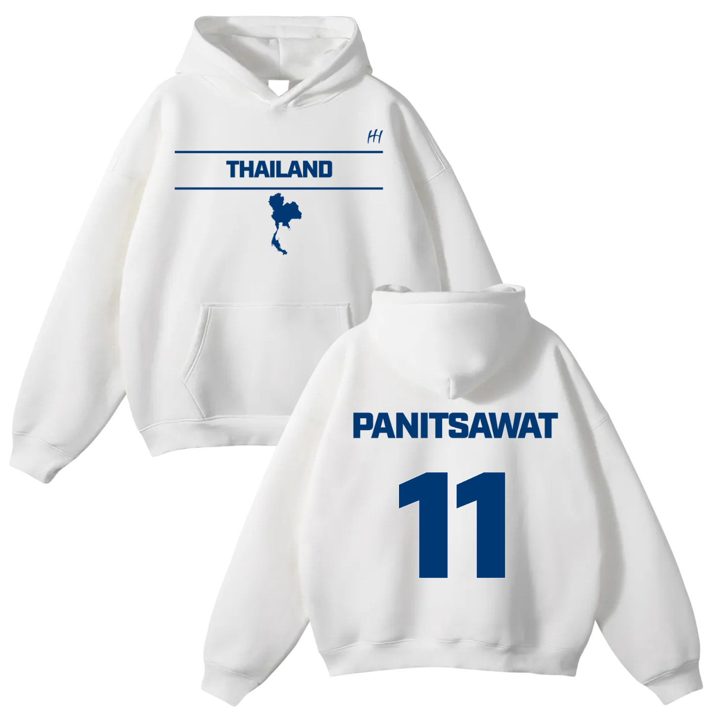 Kiettikhoon Panitsawat Oversize Fleeced Hoodie