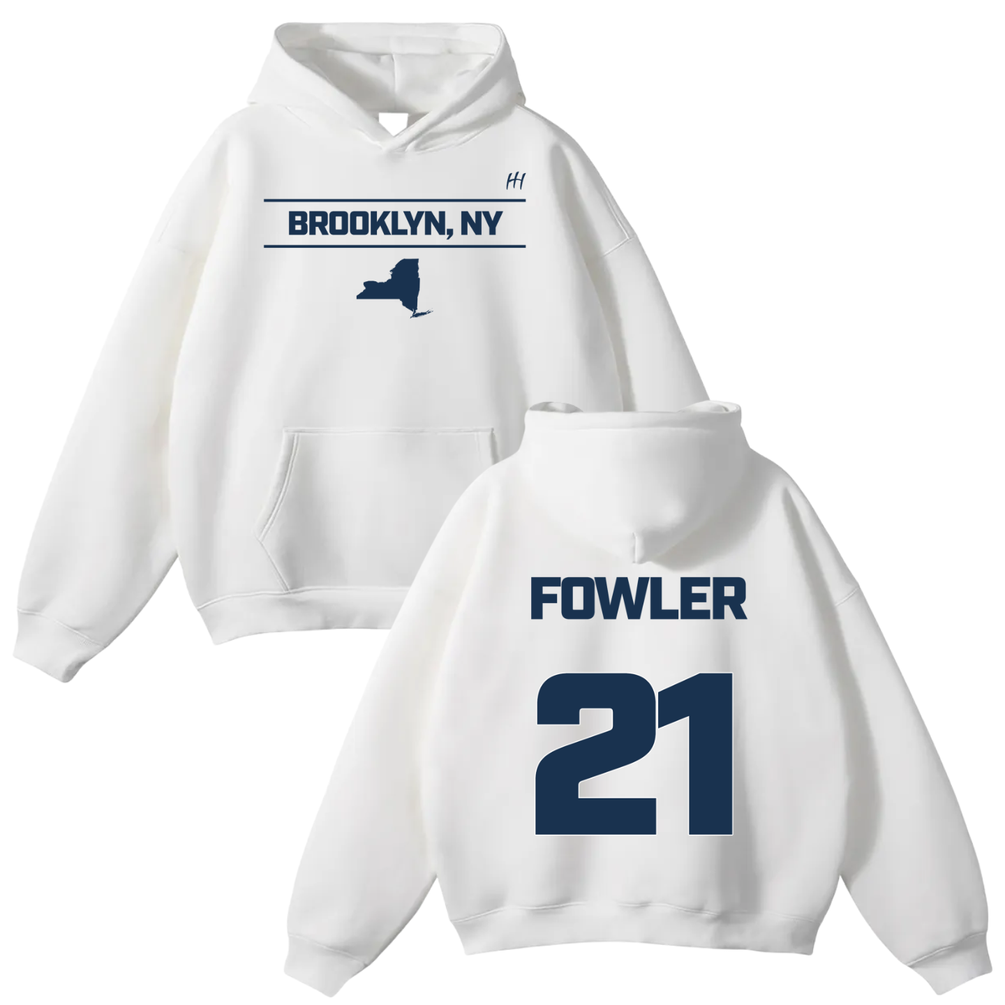 Zyir Fowler Oversize Fleeced Hoodie
