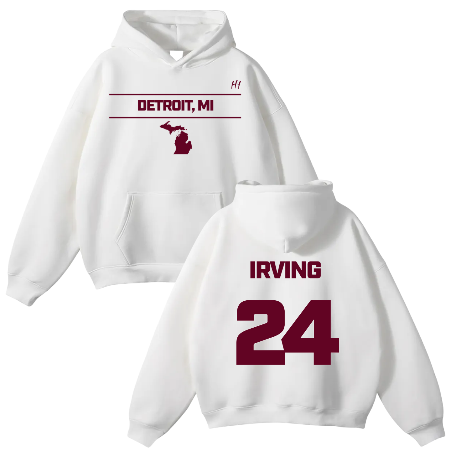 Devin Irving Oversize Fleeced Hoodie