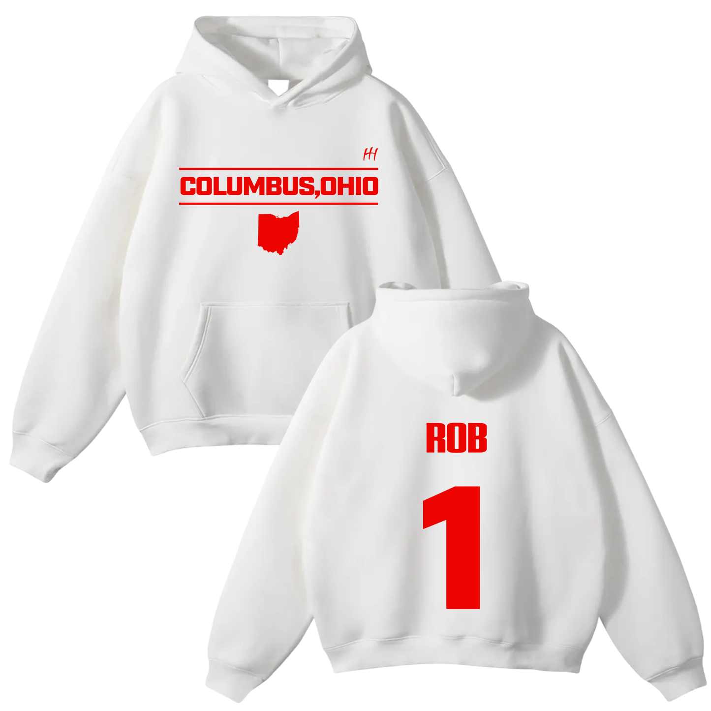 Robert Christian Oversize Fleeced Hoodie